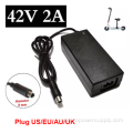 42V 2A Adapter Charger with UL